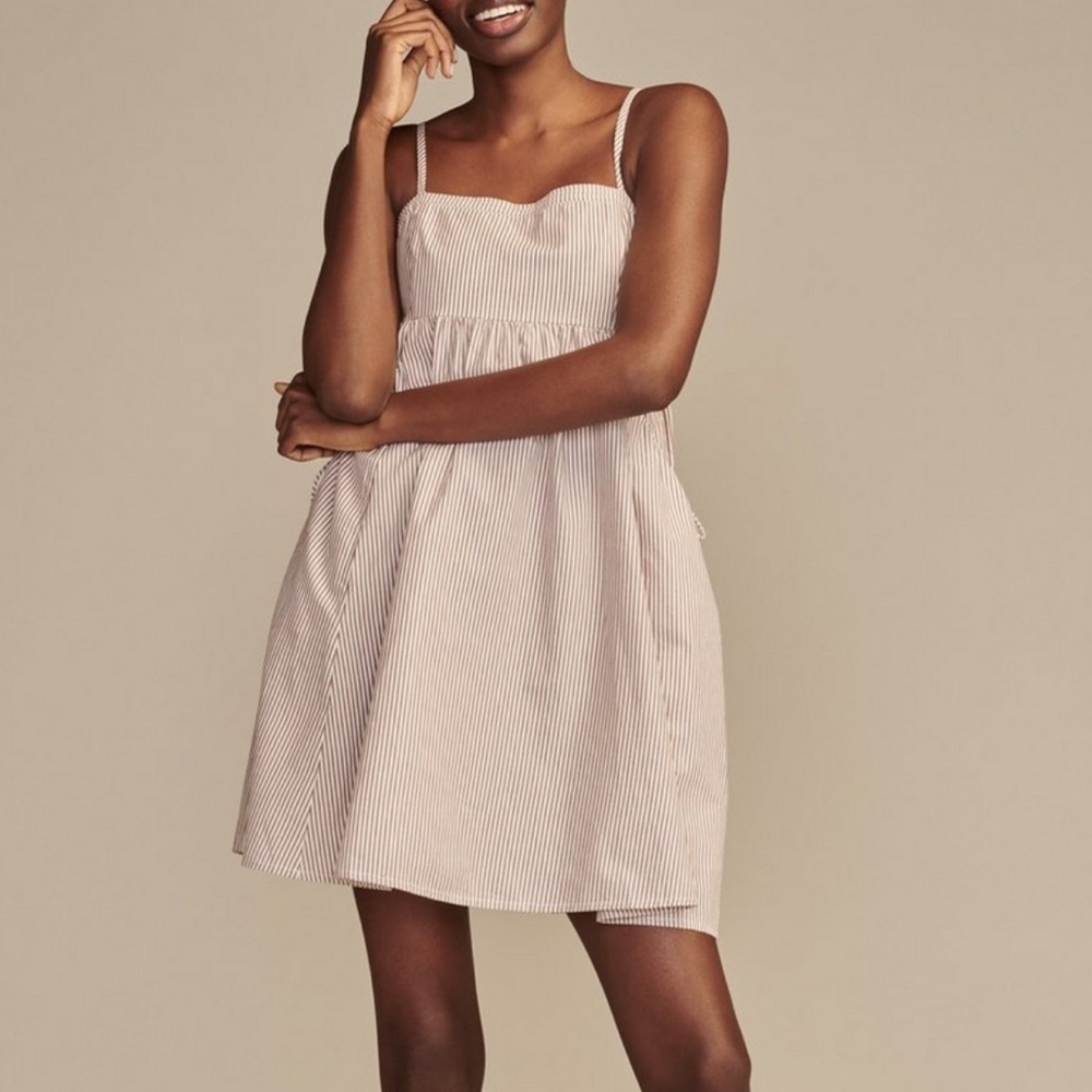 Lucky Brand Drawstring Pocket Mini Tank Dress